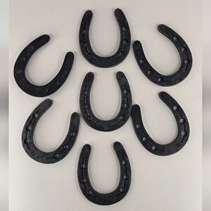 Lucky Iron Horshoe Set Of 7